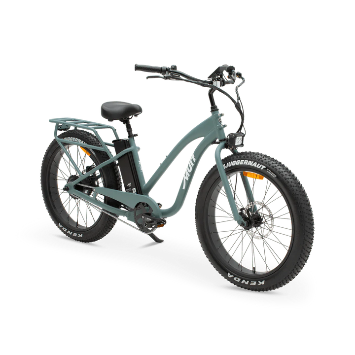 MURF Fat Tire Electric Beach Cruiser eBike Alpha ST - 52v 750 w Electric Beach Cruiser eBike - Fat Tire Cruiser eBike - MURF|BLACK|2293 eBike Super Shop