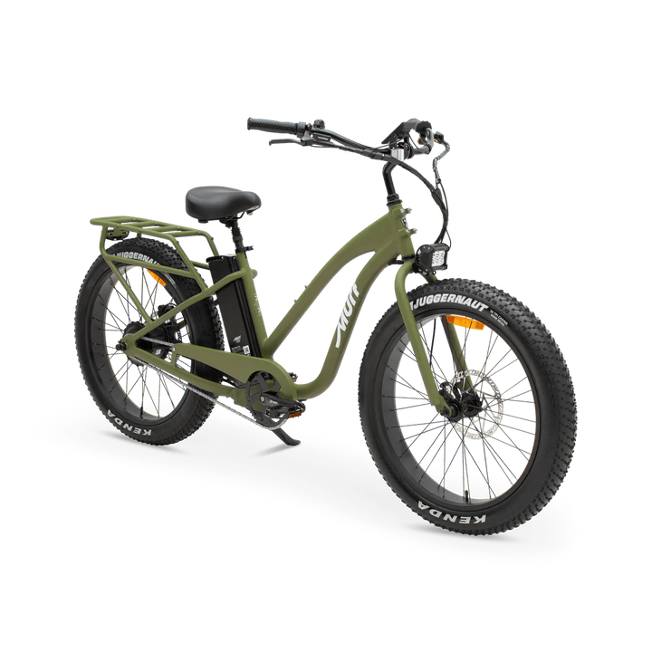 MURF Fat Tire Electric Beach Cruiser eBike Alpha ST - 52v 750 w Electric Beach Cruiser eBike - Fat Tire Cruiser eBike - MURF|BLACK|2293 eBike Super Shop