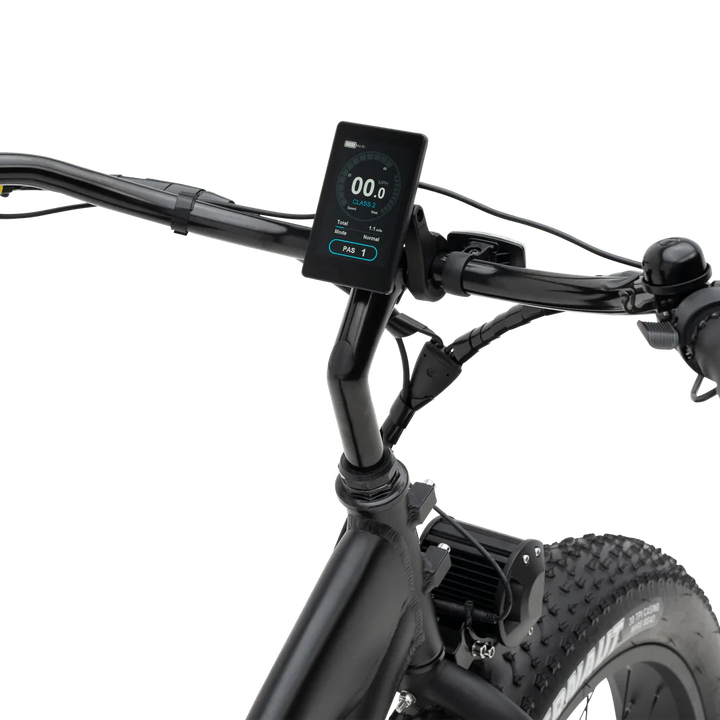 MURF Fat Tire Electric Beach Cruiser eBike Alpha ST - 52v 750 w Electric Beach Cruiser eBike - Fat Tire Cruiser eBike - MURF|BLACK|2293 eBike Super Shop