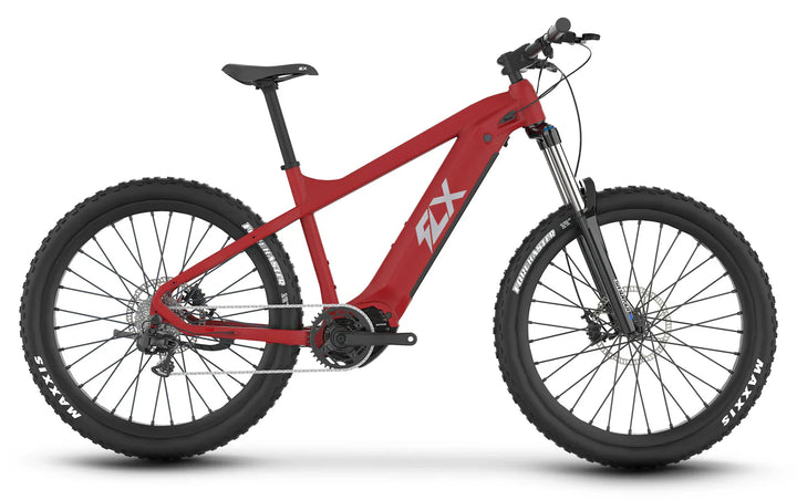 Blue OB eBikes SUPERHUMAN F5 500 w Ready to Ride Step Over Ebike 27.5 Electric Mountain eBike