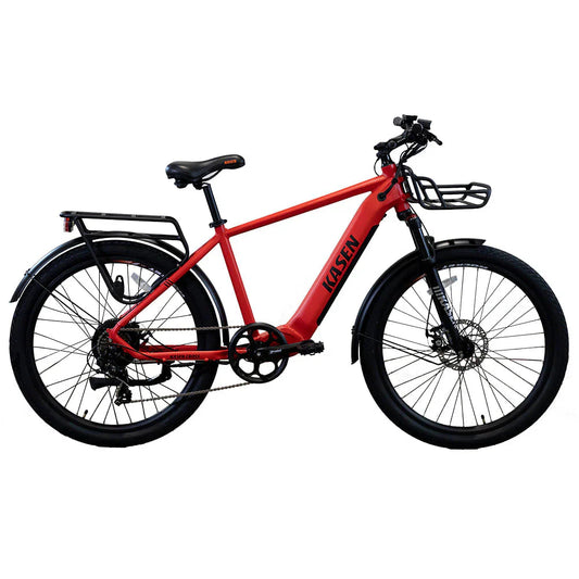 Space Gray KASEN Cross 500 w Step Over Ebike 27.5X2.4 Urban Electric Urban eBike