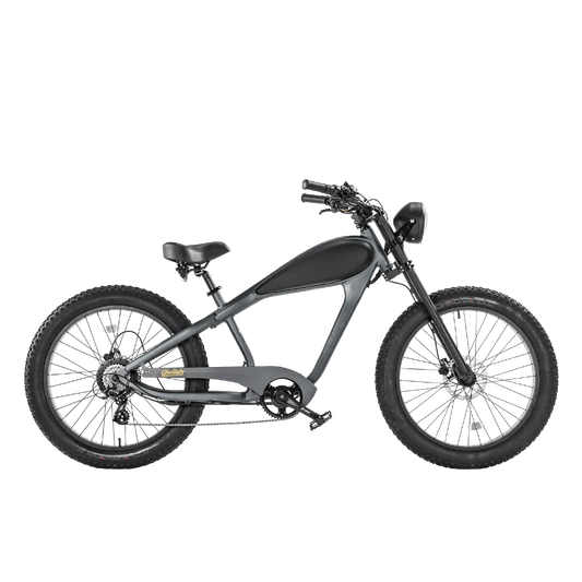 REVI Cheetah 750w Step Over Ebike 26x4 Fat Tire Electric Vintage eBike - Fat Tire Cruiser eBike - eBike Super Shop