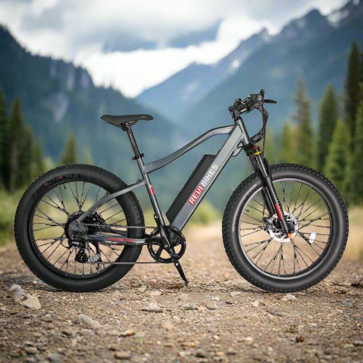 REVI Predator 750w Step Over Ebike 26x4 Fat Tire Electric Fat Tire Mountain eBike - Mountain eBike - eBike Super Shop