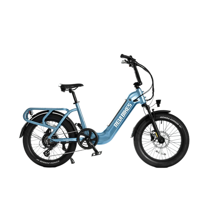 REVI Runabout 2 750w Step Thru Ebike 20x3 Fat Tire Mini Electric Cargo eBike - Cargo eBike - eBike Super Shop