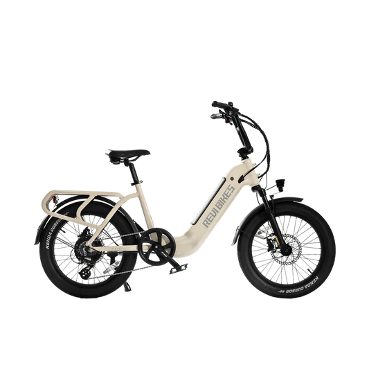 REVI Runabout 2 750w Step Thru Ebike 20x3 Fat Tire Mini Electric Cargo eBike - Cargo eBike - eBike Super Shop