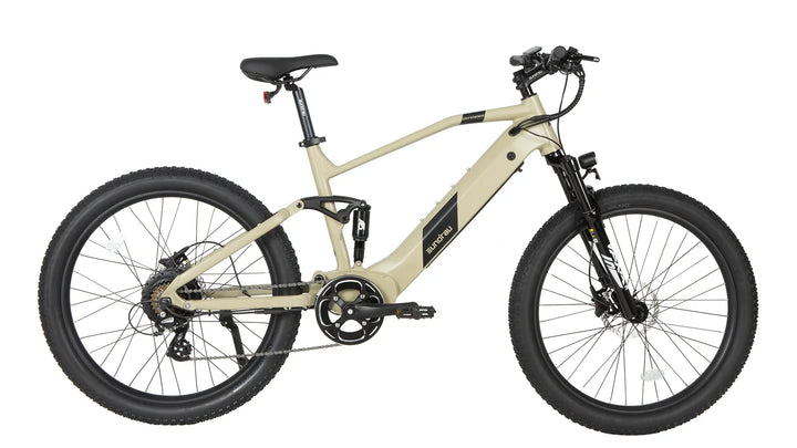 Green EUNORAU Defender 500w Step Over eBike 27.5x3 Mountain Electric Mountain eBike