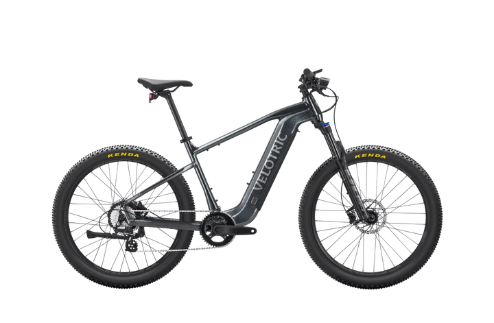 Black VELOTRIC Summit 1 750w Mountain eBike 27.5x2.6 Mountain Electric Mountain eBike