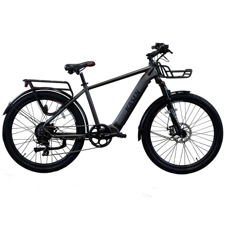 Red KASEN Cross 500 w Step Over Ebike 27.5X2.4 Urban Electric Urban eBike