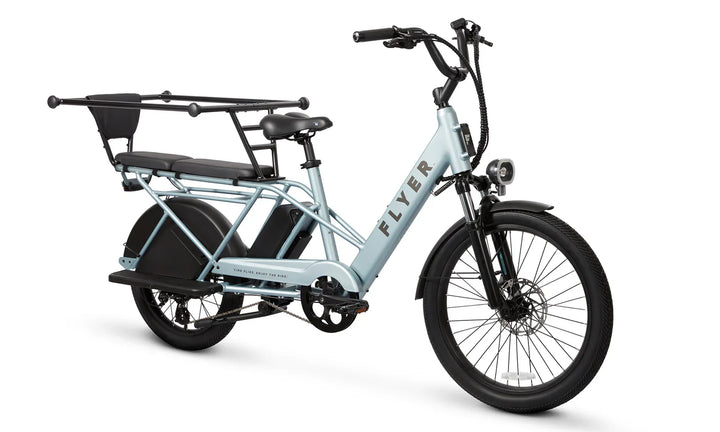  FLYER Via Pro 750w Step Thru eBike 24x2.4 Street Electric Cargo eBike