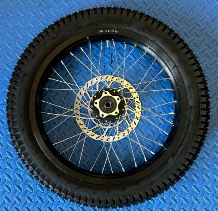 Throne eMoto Wheel Set Shinko 241 Dual Sport 17"/21" Front & Rear Wheel & Tire Set for Moto Bikes *Does not include rotor or sprocket* - Throne Wheel & Tire Set - Throne | Shinko | 17 inch | Front Wheel & Tire Set eBike Super Shop