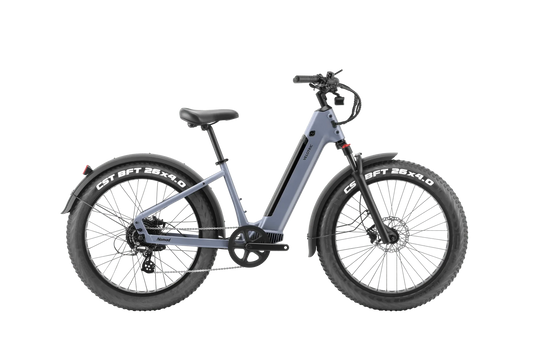 VELOTRIC Nomad 1 750w Step Thru eBike 26x4 Fat Fat Tire Electric Beach Cruiser eBike