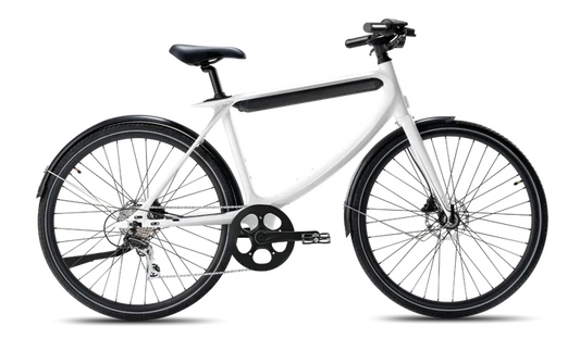 White URTOPIA Chord 350w Step Over Ebike 42" Road Tire Electric Urban eBike