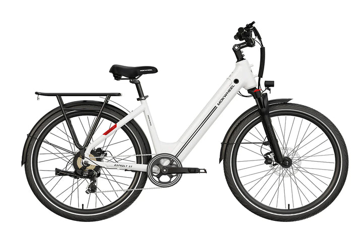  MOKWHEEL Asphalt ST 500 w Step Thru Ebike 27.5x2.4 Urban Electric Beach Cruiser eBike