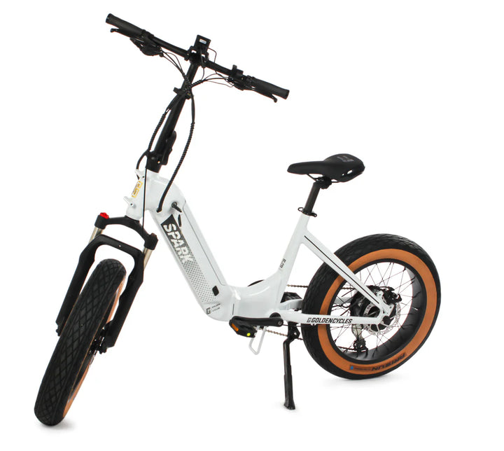  GOLDEN CYCLE Spark 500w Folding eBike 20x4 Fat Electric Folding eBike