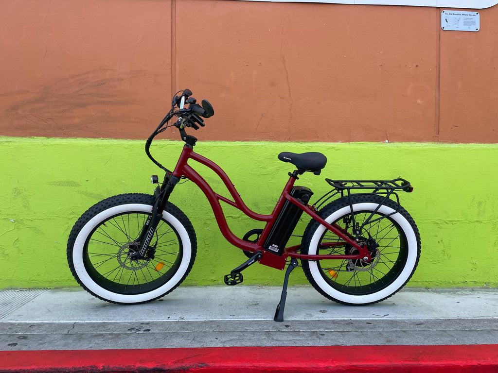 Red fat tire 2024 bike