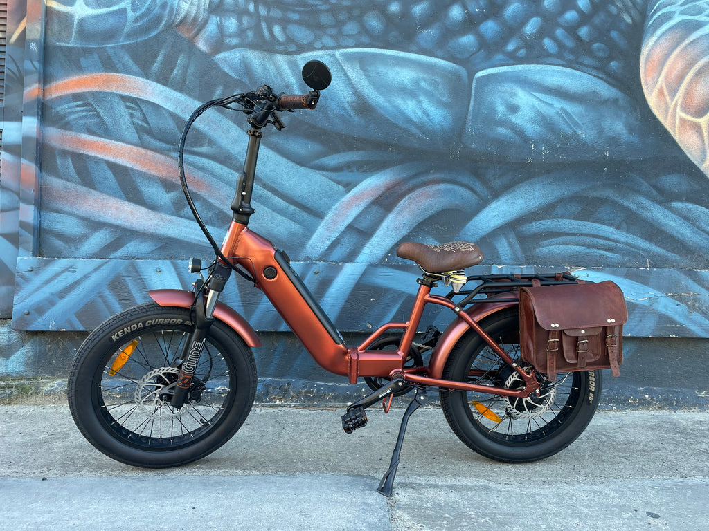 eBike Custom Folding Electric Bike - Foldable e-Bike 750 Watt - Copper