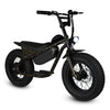 Black Youth Electric Balance eBike - Mini Moto Style Fat Tire Electric Scooter by Golden Cycle - Electric Bike Super Shop