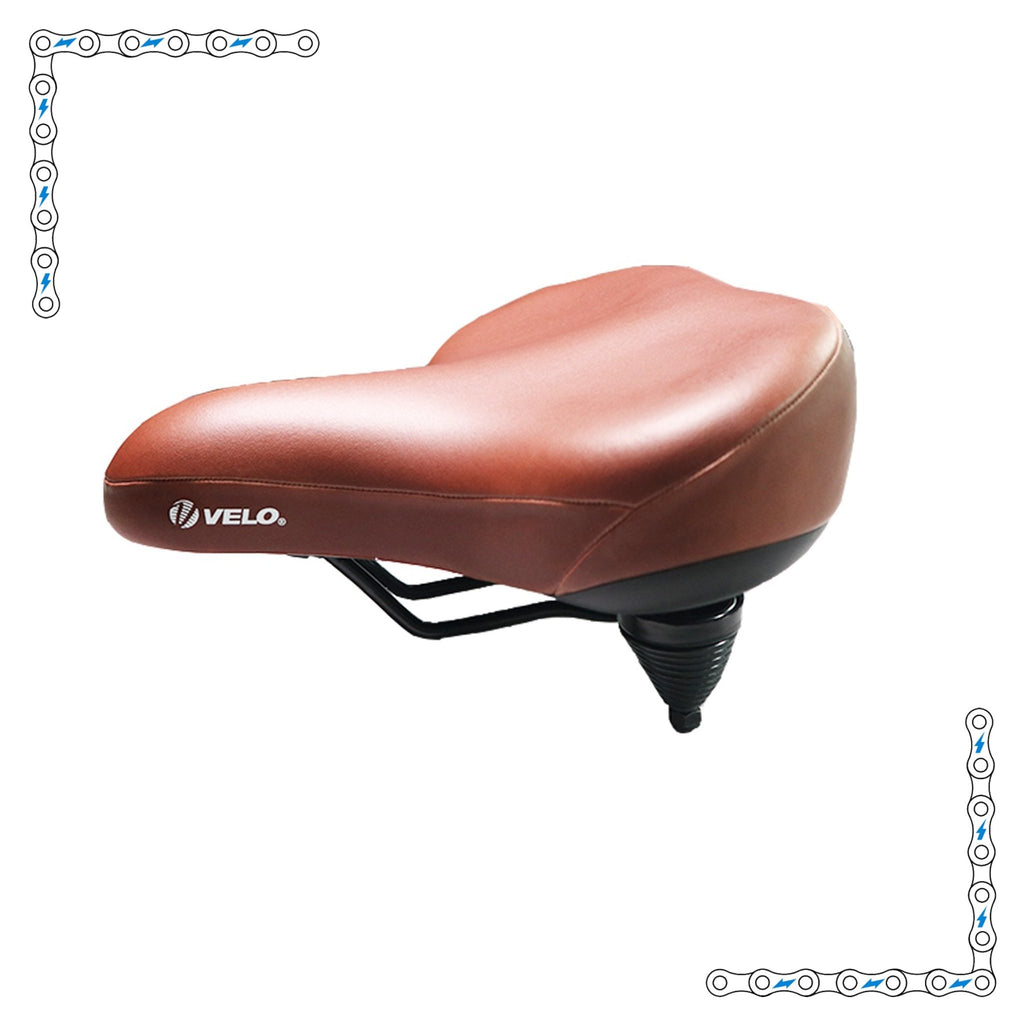 eBike Brown Velo Couch Seat for Ebike by Way Cool Electric Bikes - Electric Bike Super Shop