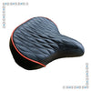 eBike Red Trim Quilted Couch Seat for Ebike by Way Cool Electric Bikes - Electric Bike Super Shop