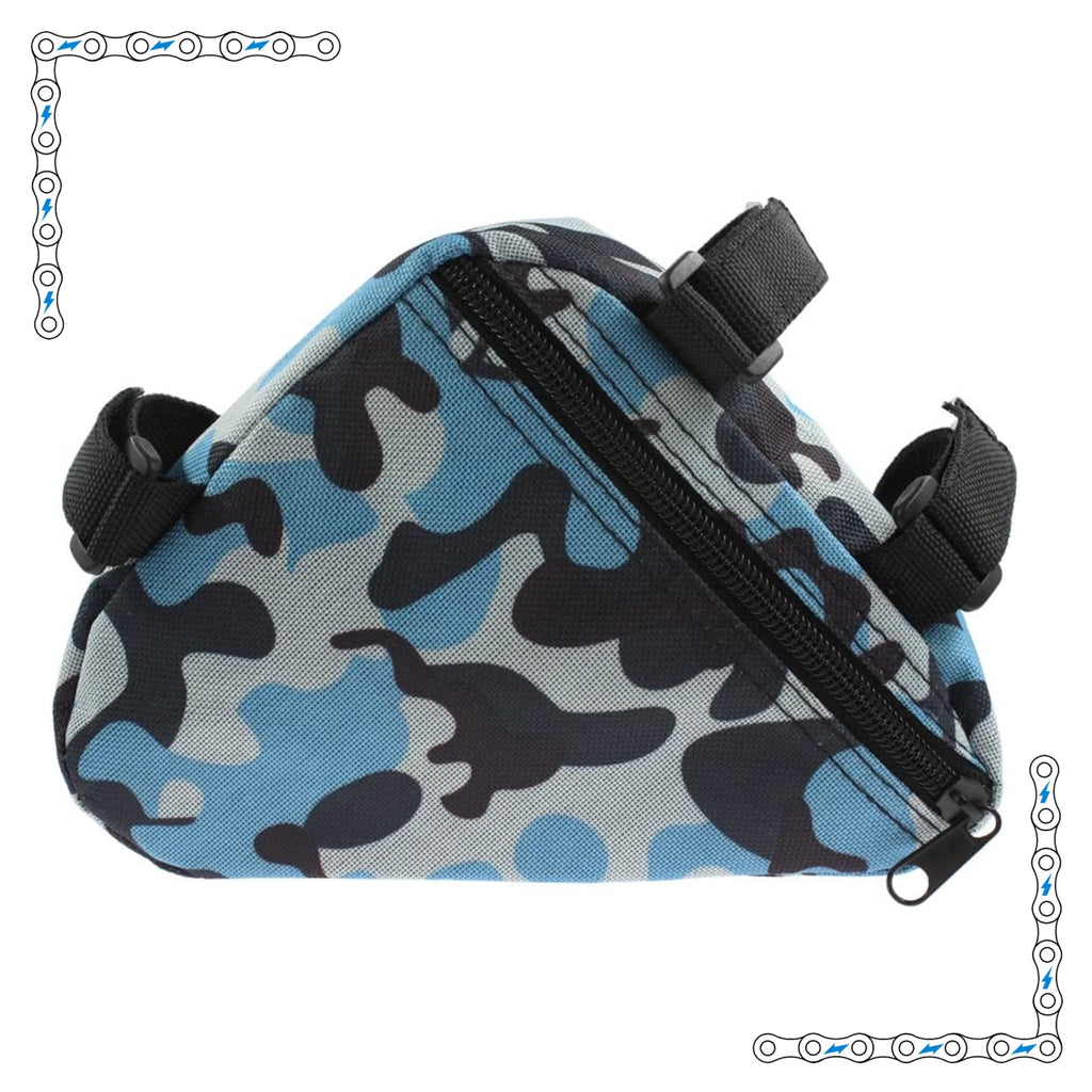 eBike Small Blue Camo Under Seat Bag for ebike by Way Cool Electric Bikes - Electric Bike Super Shop