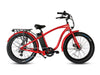 eBike Stock Tahoe Fat Tire Cruiser (Step-Over) Cherry Red by e-Lux - Electric Bike Super Shop
